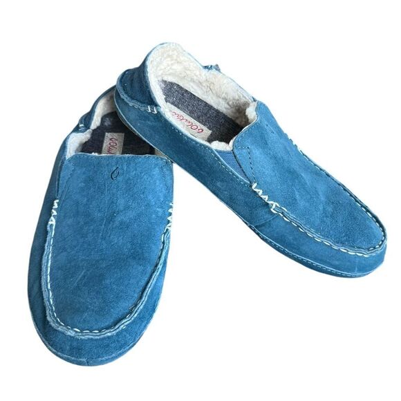 OluKai Womens Nohea Slipper Pacific Blue 6 - Picture 1 of 6